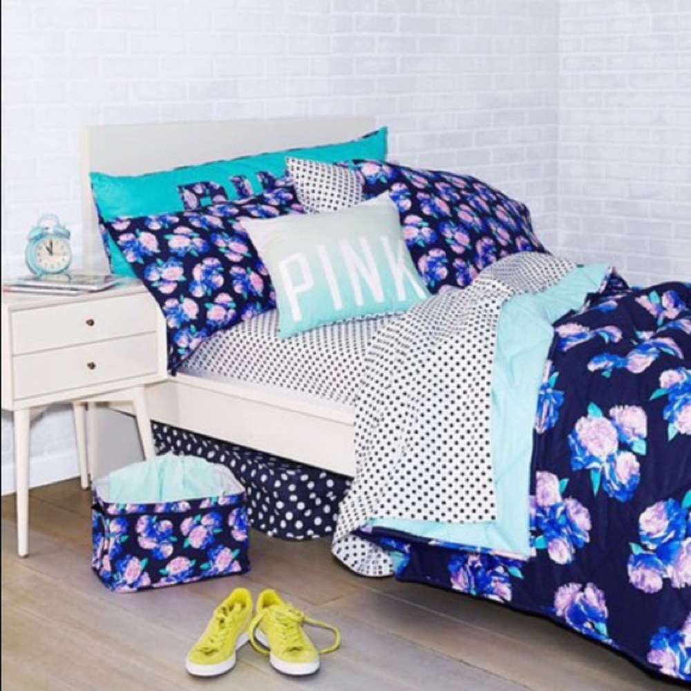 Victoria’s Secret Pink Floral Bedding
